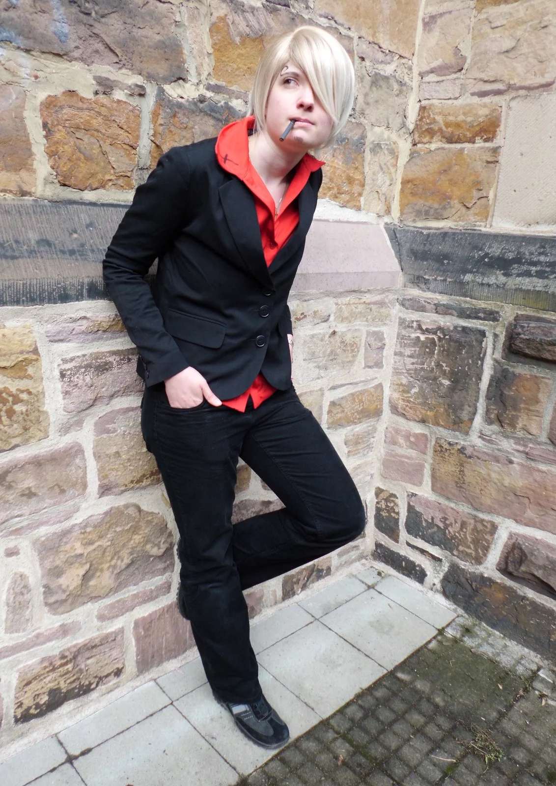 Cosplay-Cover: Sanji [red - Fanart]