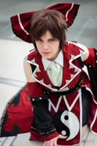 Cosplay-Cover: Hakurei Reimu [Koumajou Densetsu)