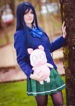 Cosplay-Cover: Kuroyukihime (Schuluniform)