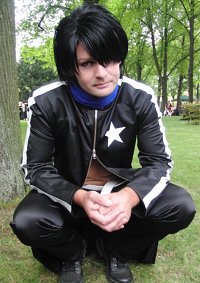 Cosplay-Cover: Kaito (Black Rock Shooter Outfit)