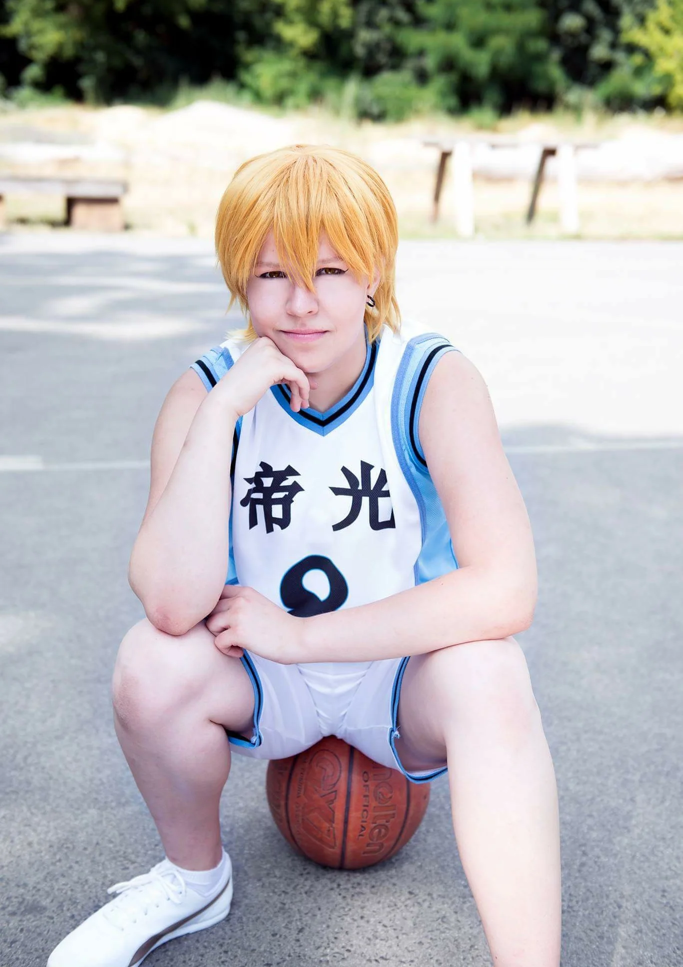 Cosplay-Cover: Kise Ryota (Teiko Trikot)