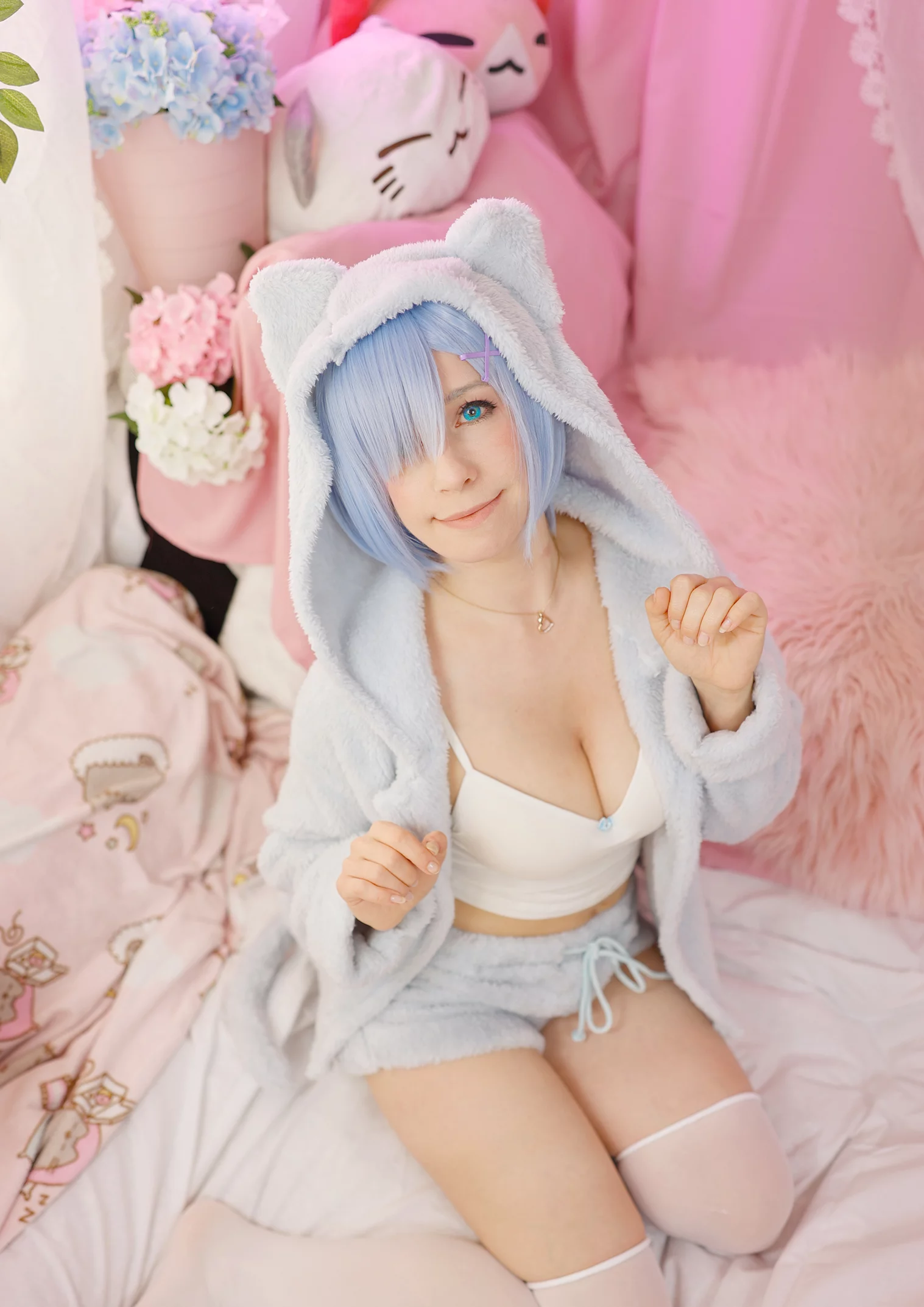 Cosplay-Cover: Rem ~ Cat Pyjama
