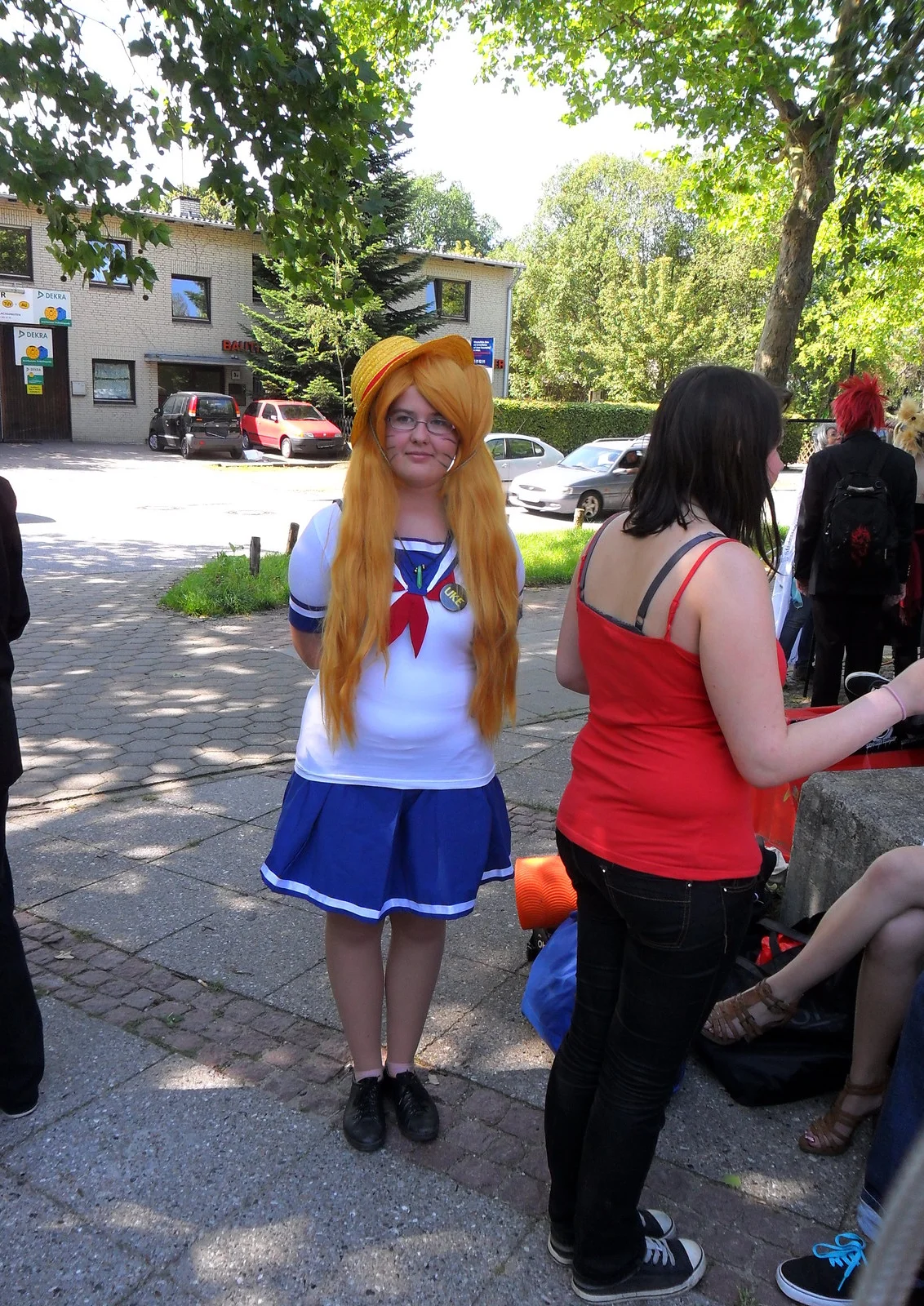 Cosplay-Cover: Naruto Sexy no Jutsu (Schuluniform)