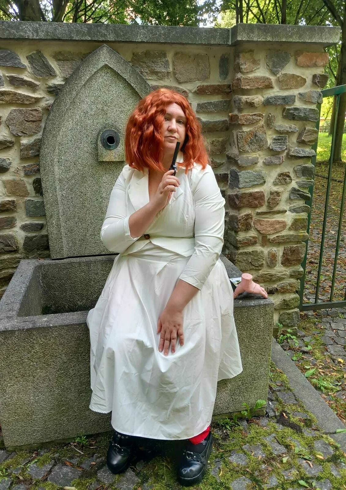 Cosplay-Cover: Marilyn Thornhill (Wednesday)