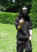 Cosplay-Cover: black kakashi