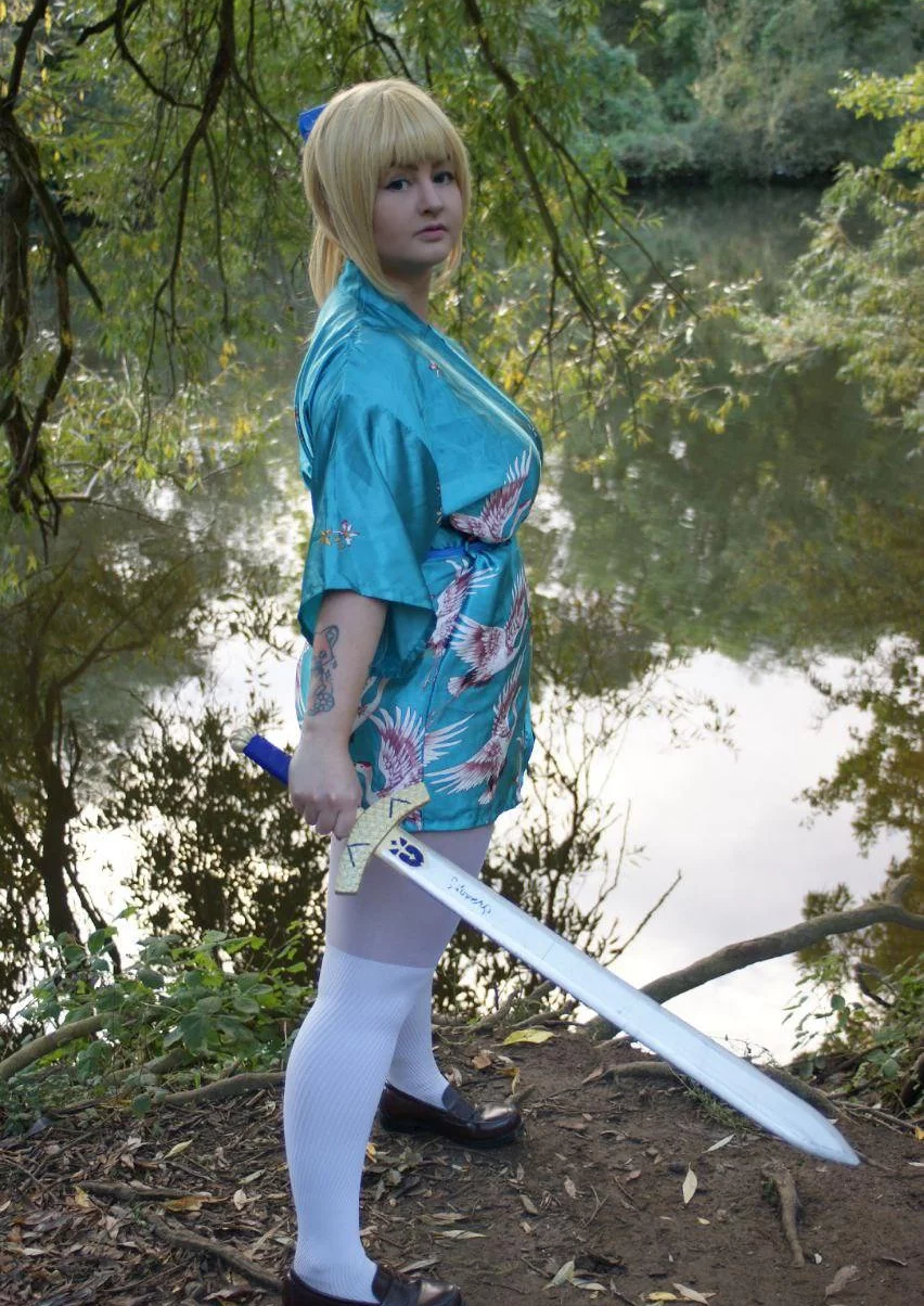 Cosplay-Cover: Saber (Kimono)