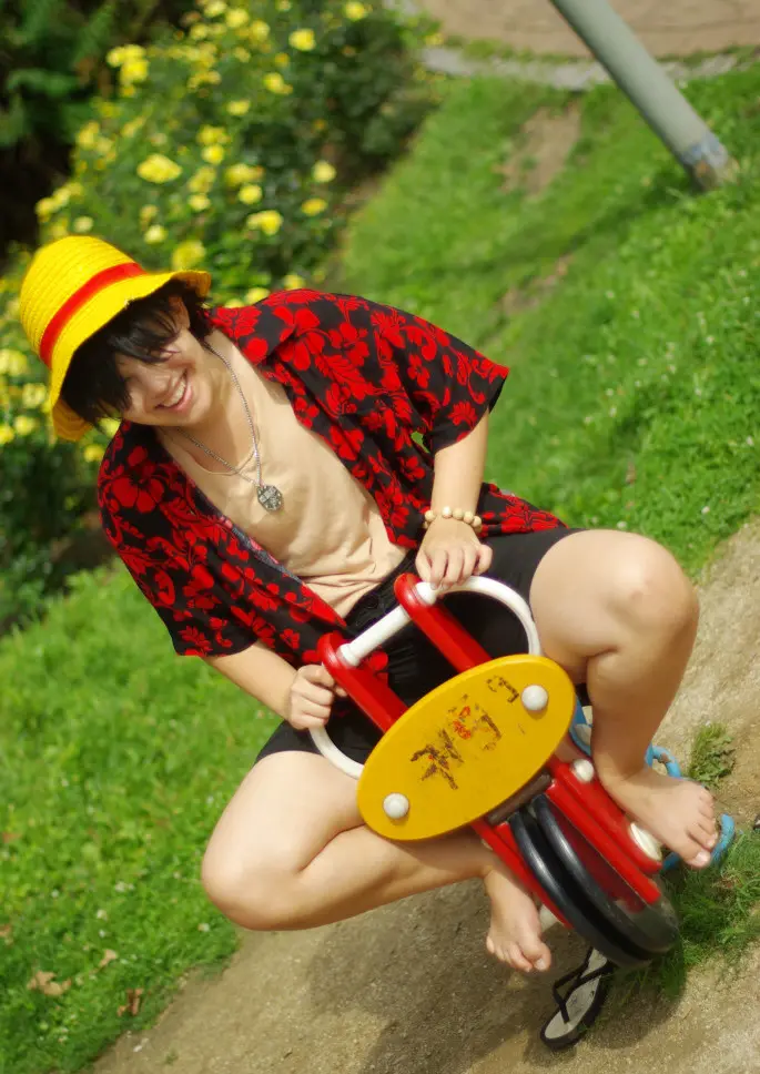 Cosplay-Cover: Luffy (Artbook Hemd)