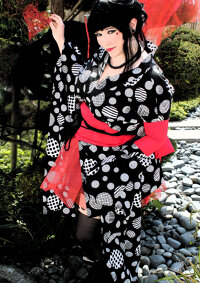 Cosplay-Cover: Yukata Black and Red