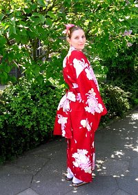 Cosplay-Cover: Kimono (rot)