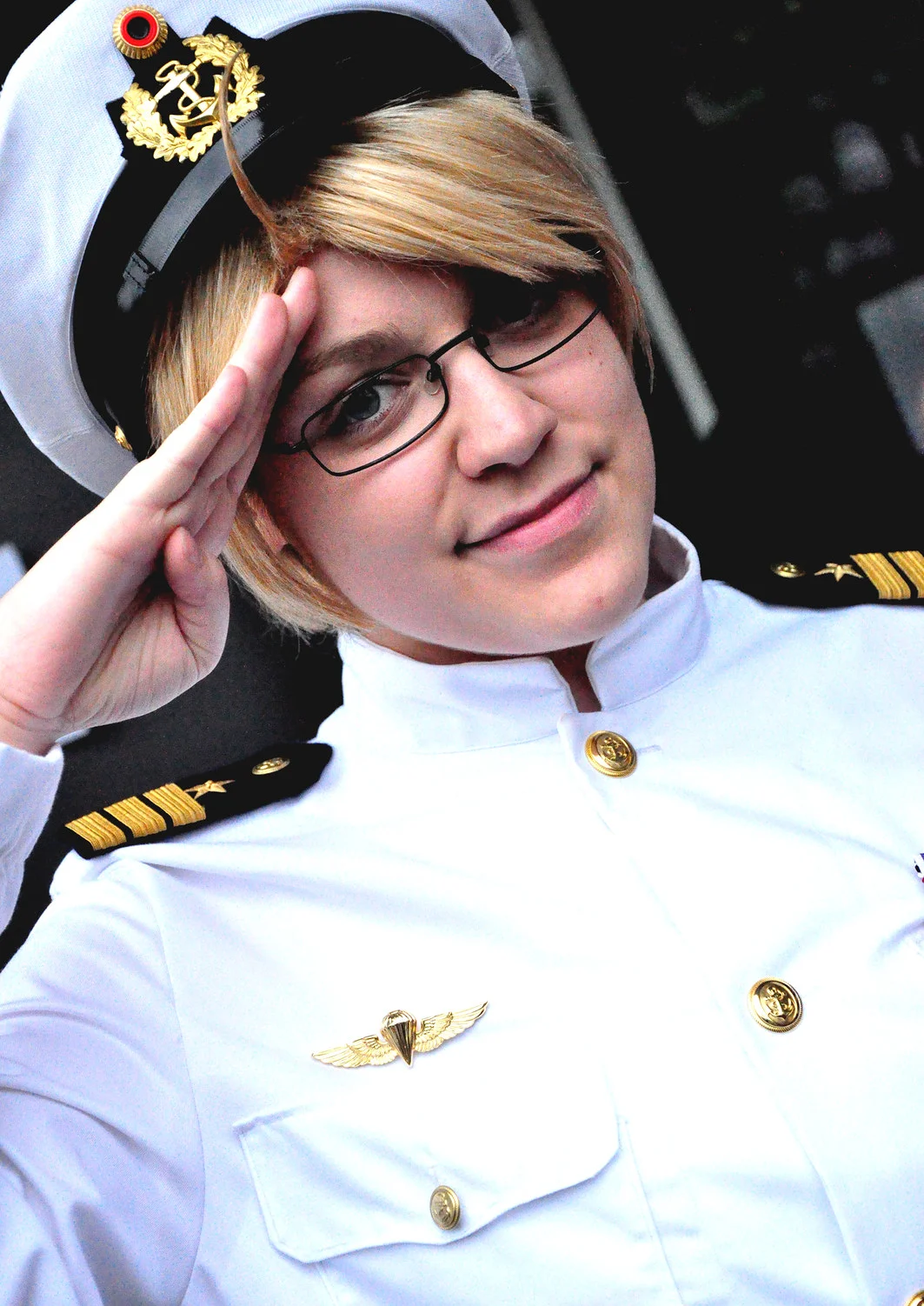 Cosplay-Cover: Alfred F. Jones [Navy]