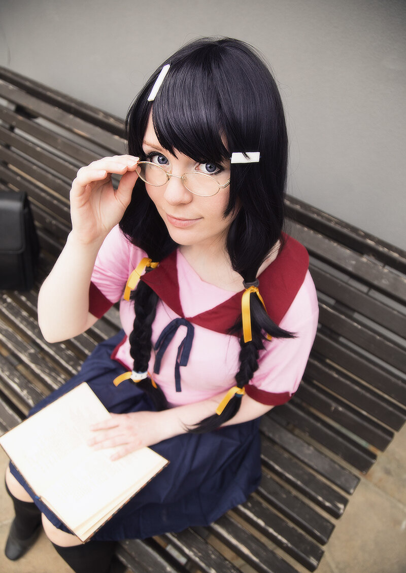 Cosplay-Cover: Tsubasa Hanekawa